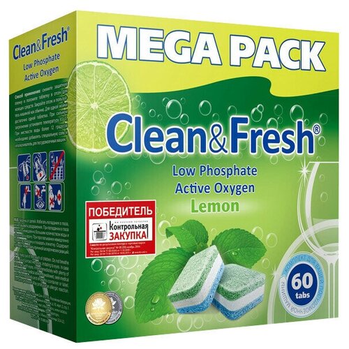     Clean&Fresh All in 1 (mega) 60  .,  818  