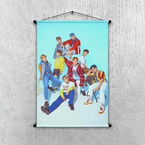    k-pop  Ateez 60*40 , . 40_Gb0002,  840  Anime Dakimakura