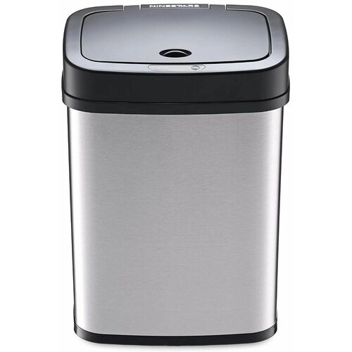   Ninestars Stainless Steel Sensor Trash Can, 15  (DZT-15-5),  3870