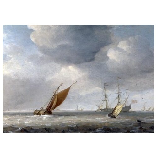          (Small Dutch Vessels in a Breeze) 71. x 50.,  2580   