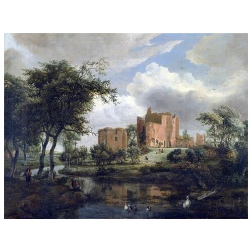       (The Ruins of Brederode Castle)   52. x 40. 1760