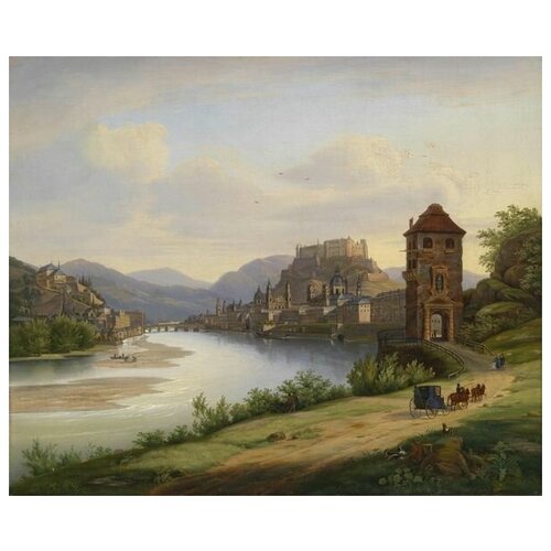       (View of Salzburg) 61. x 50. 2300