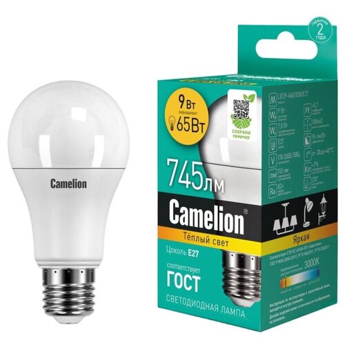   Camelion Led9-60/830/27 9 220 Camelion . LED96083027 365