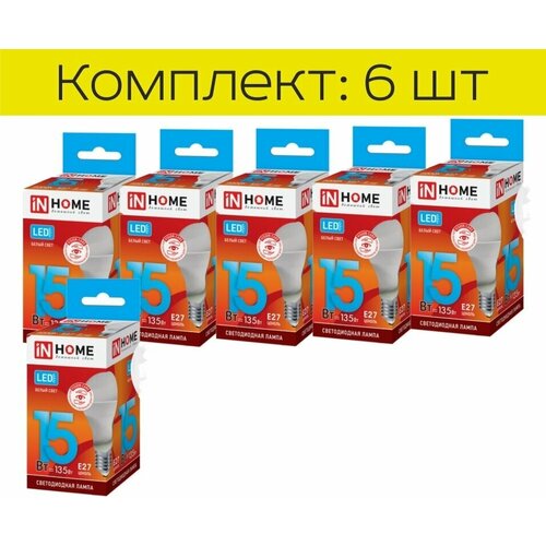 �������� In Home LED-A60-VC E27 15W 4000� 230V 1350Lm 4690612020273 (6��) 859�