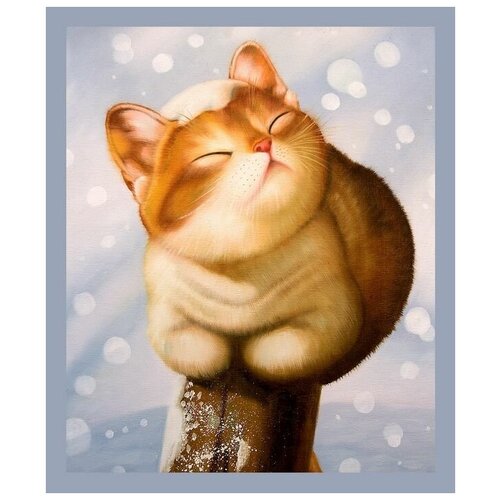        (Cat and Snow) 40. x 48.,  1680   