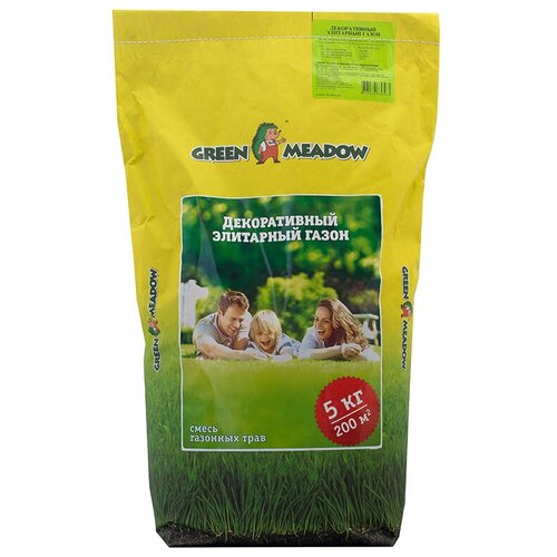 Семена газона GREEN MEADOW Декоративный элитарный газон 5 кг 2586р