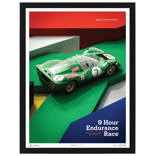    Ferrari 412P - Green - Kyalami 9 Hour - 1967, 32  42  4150