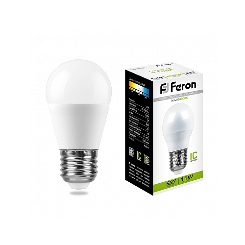   FERON LB-750 25950 (11W) 230V E27 4000K G45  10 . 1590