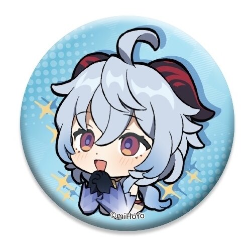  Genshin Impact   Chibi Expressions Character Can Badge Ganyu 6974096530106 299