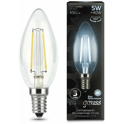   LED 5  450  4100  14  Filament Gauss (103801205) 256