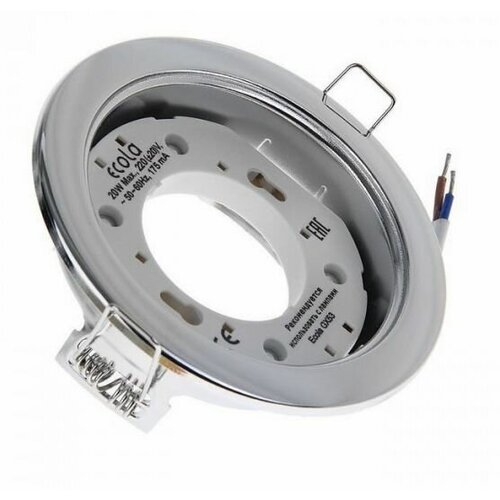 Ecola GX53 H4 Downlight without reflector_chrome () 38x106 140