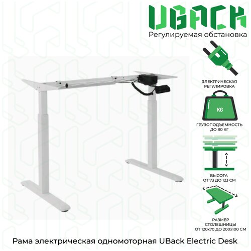    () UBack Electric Desk    73-123 , , ,  34700