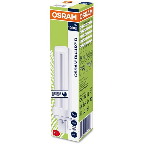   . DULUX D 18W/840 G24d-2 OSRAM 4050300012056 227