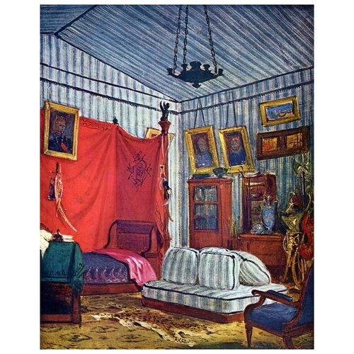        (Bedroom of Count de Mornay)   30. x 38. 1200