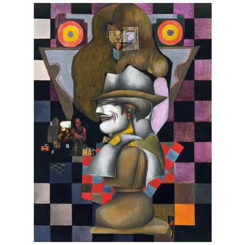       (Checkmate)   30. x 40. 1220