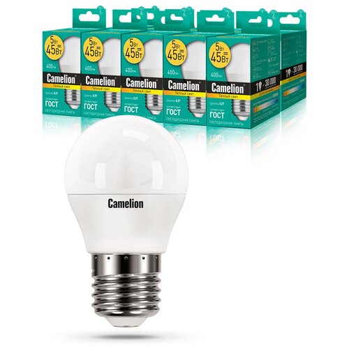 ������������ ����� Camelion LED5-G45/830/E27 �������� 10 �� 1000�