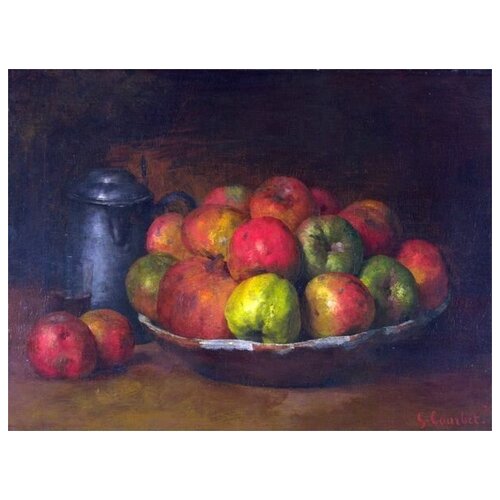         (Still Life with Apples and a Pomegranate)   53. x 40. 1800