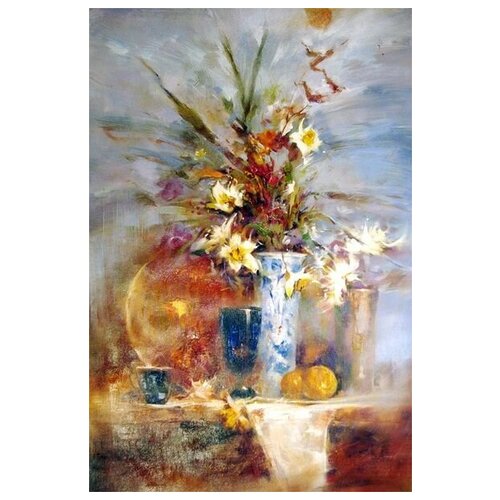     (Flowers in a vase) 26 50. x 75. 2690