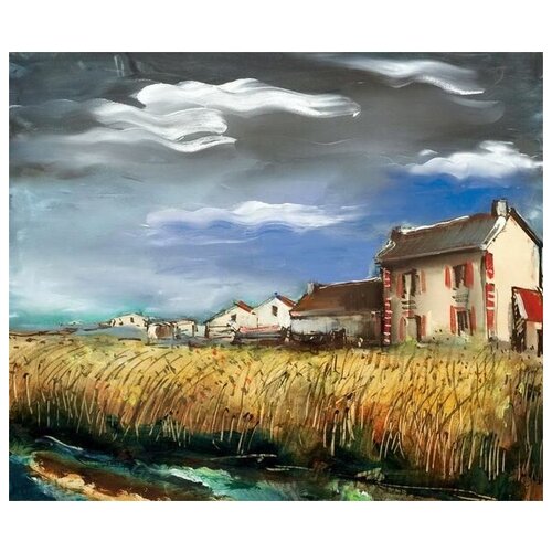        (Wheat Field and Houses)   59. x 50. 2250