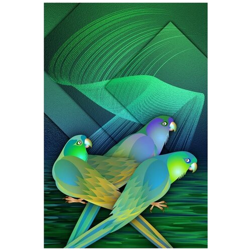     (Birds) 25 50. x 75. 2690
