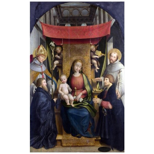        (Madonna and Child) 1    30. x 48.,  1410   