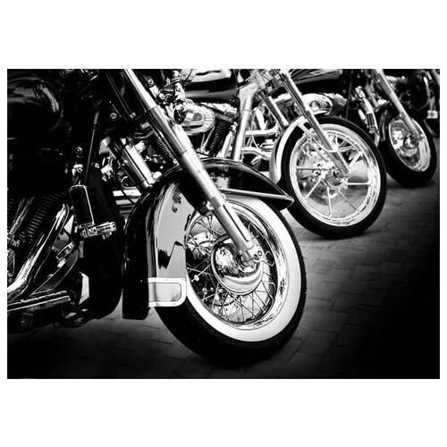     (Motorcycles) 70. x 50. 2540