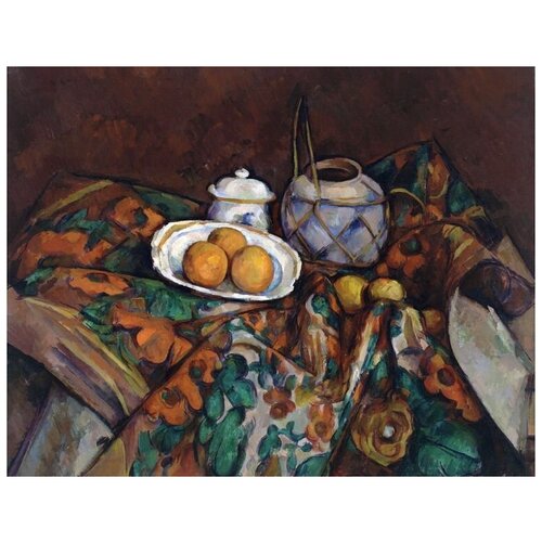       ,    (Still Life with Ginger Jar, Sugar Bowl, and Oranges)   64. x 50. 2370