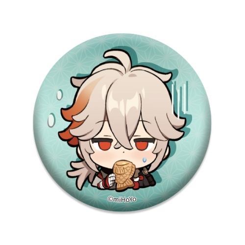  Genshin Impact   Chibi Expressions Character Can Badge Kaedehara Kazuha 6974696612424 269