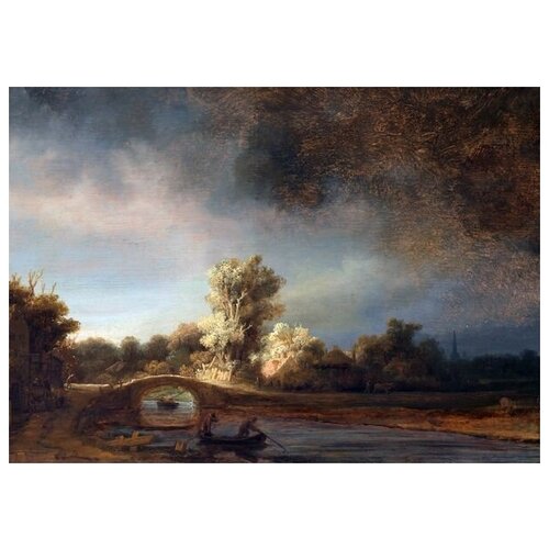       (Landscape with River) 5 56. x 40. 1870