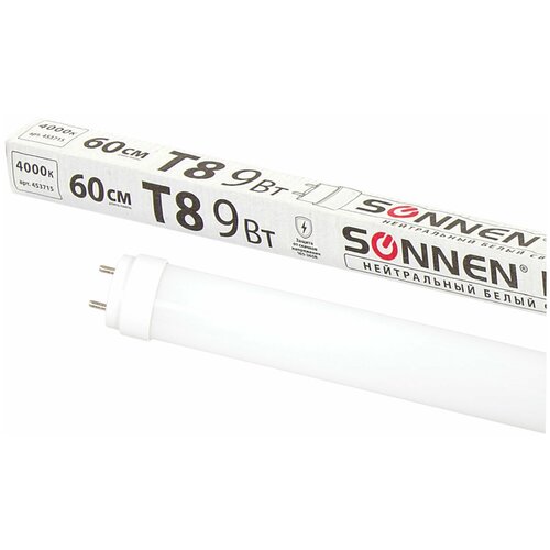  3 . -  SONNEN, 9 , 30000 , 60 ,   ( 18   ), LED T8-9W-4000-G13, 453715 1328