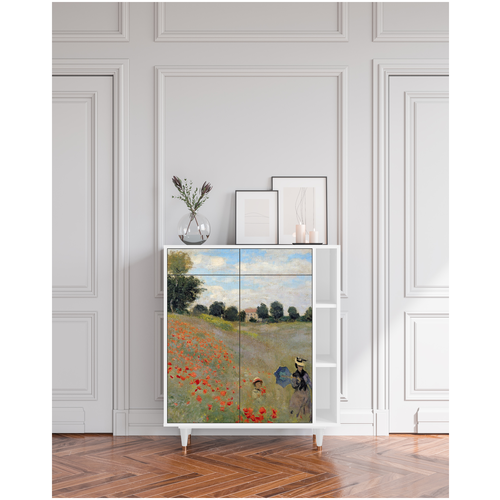  - STORYZ - S3 The Poppy Field near Argenteuil by Claude Monet , 115 x 84 x 41 ,  33990