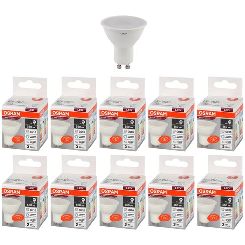 �������� ������������ OSRAM ����� PAR16 GU10 7�� 220� 560�� 6500� �������� �����, �������� 10�� 1255�