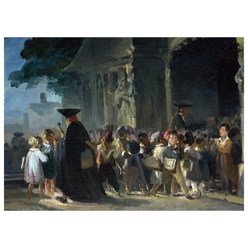        (Children at a Church Door) 41. x 30. 1260