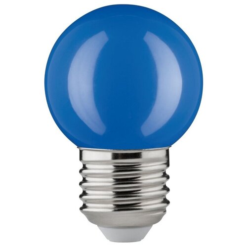 LED Tropfen 2W E27 230V Blau schlagfest 372