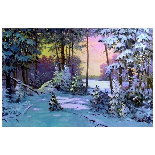       (Winter Forest) 1 76. x 50.,  2700   