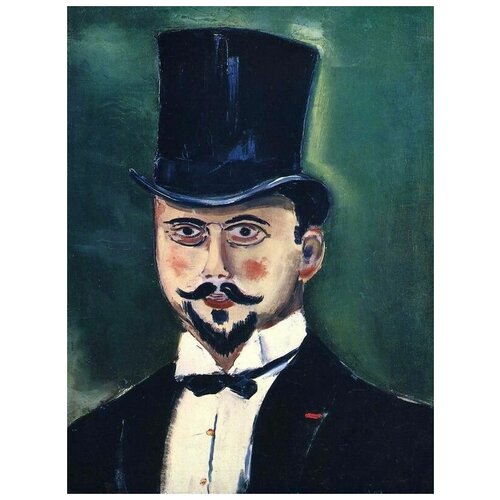        (Man in a Top Hat)   40. x 53.,  1800   