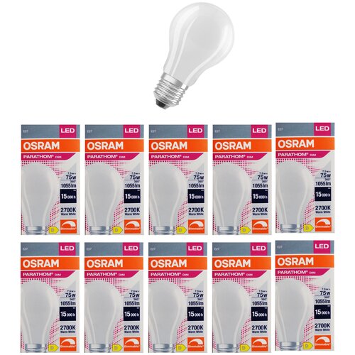   OSRAM  A E27 7,5 220 1055 2700    ,  10 7038