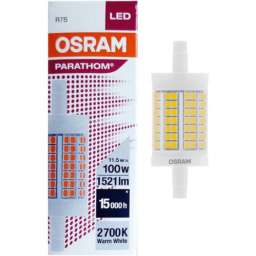   Osram 12W=100W 220V R7s 78    1521 2700K,  1 1401