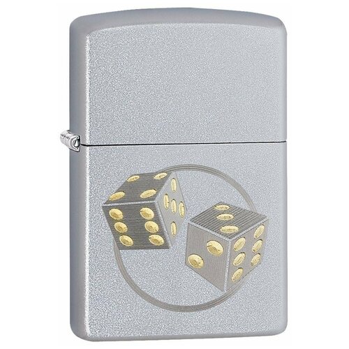    ZIPPO 29412 Dice   Satin Chrome -   4420