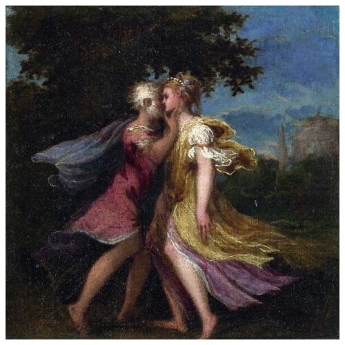       (Jupiter seducing Callisto)   40. x 40. 1460