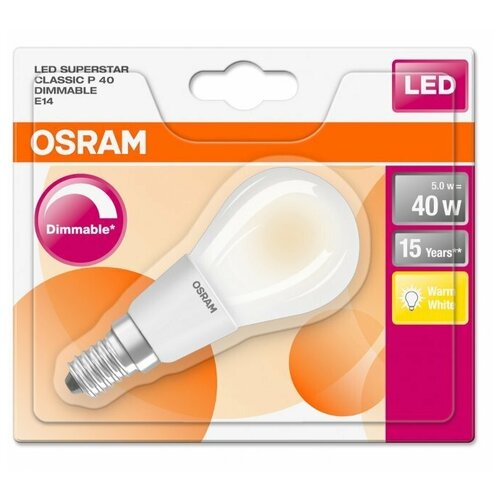Osram / Ledvance LED SST CLAS P 40 5 W/827 E14 FR 608�