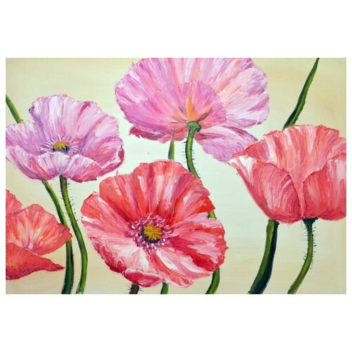       (Red and pink flowers) 58. x 40. 1930