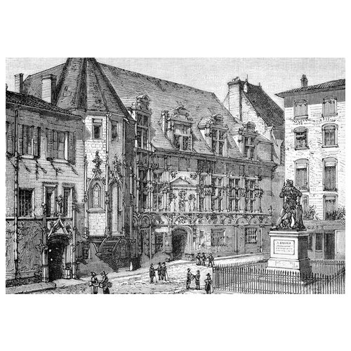 ������ ������ �� ������� (The statue in the square) 72��. x 50��. 2590�