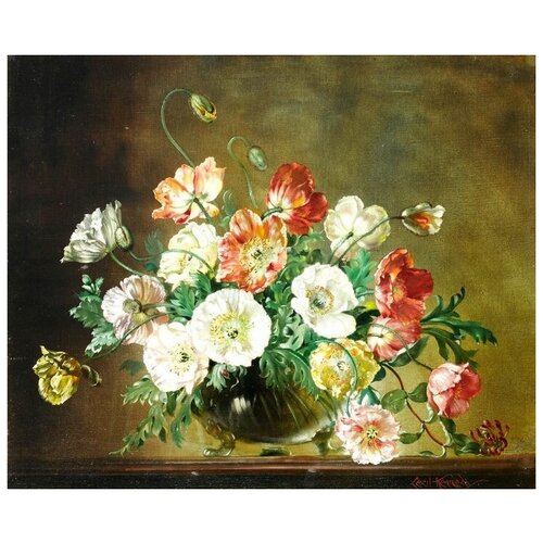        (Flowers in a vase) 36   37. x 30.,  1190   