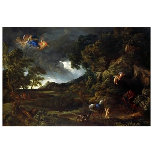           (Landscape with the Union of Dido and Aeneas)   74. x 50.,  2650   