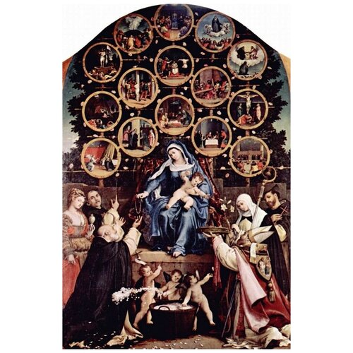      (Madonna of the Rosary)   50. x 76. 2700