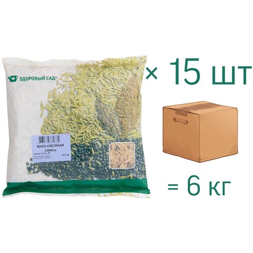 Здоровый САД Семена сидерата Смесь горохо-овсяная, 0,4 кг х 15 шт (6 кг) 1456р