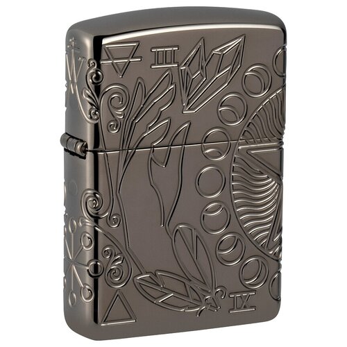    ZIPPO Armor 49689 Wicca Design   Black Ice -  17870