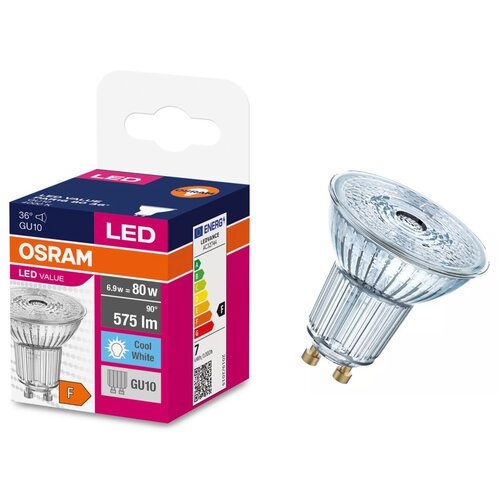 �������� ������������ Osram ����� PAR16 GU10 6,9�� 220� 575�� 4000� ������� �����, �������� 1�� 819�