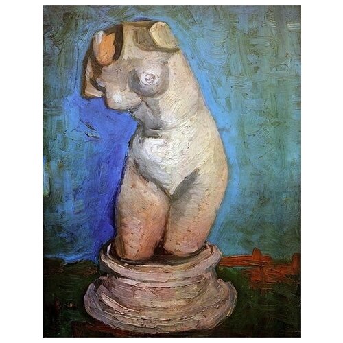       (Plaster Statuette of a Female Torso)    50. x 64. 2370